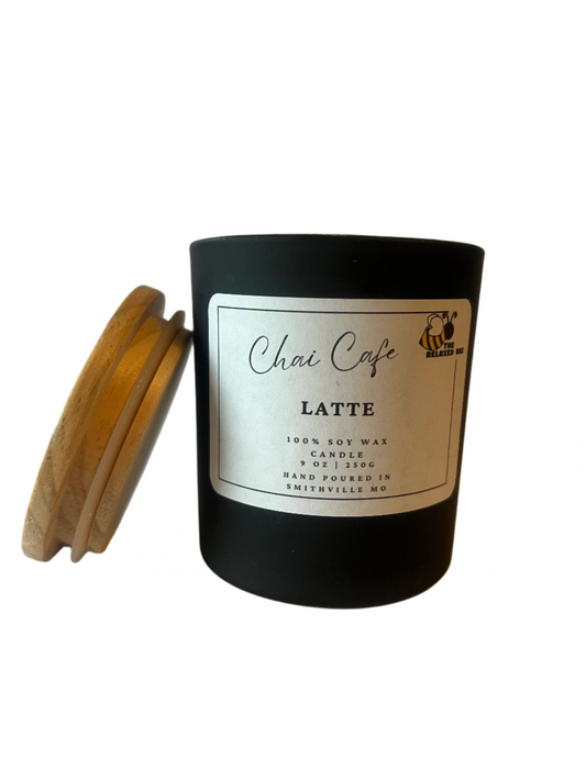 Chai Cafe Latte- 9 ounce Soy Candle