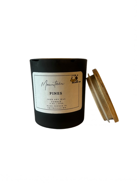 Mountain Pines- 9 ounce Soy Candle